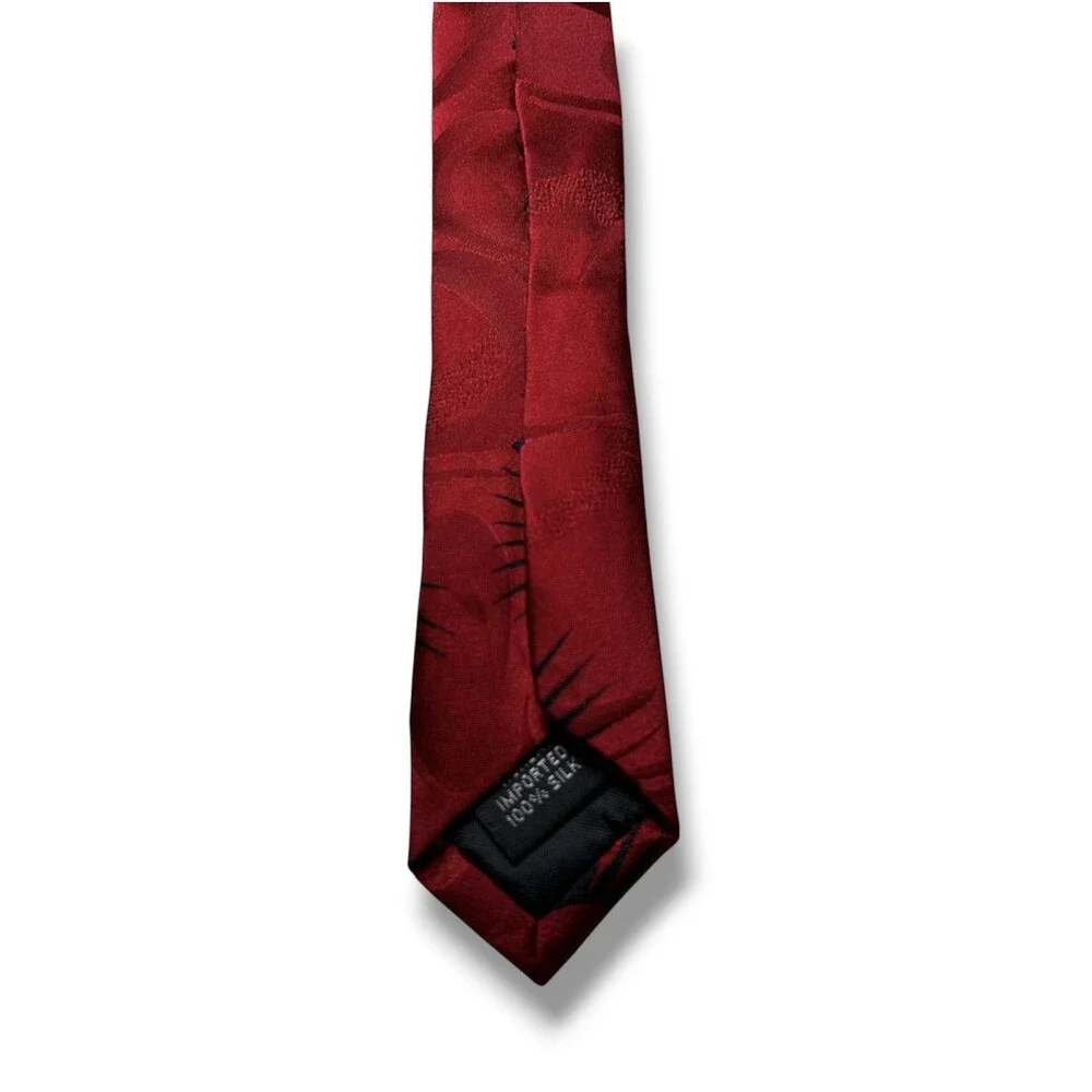 Hot Coffee Tie 58” X 3” Red Design Necktie